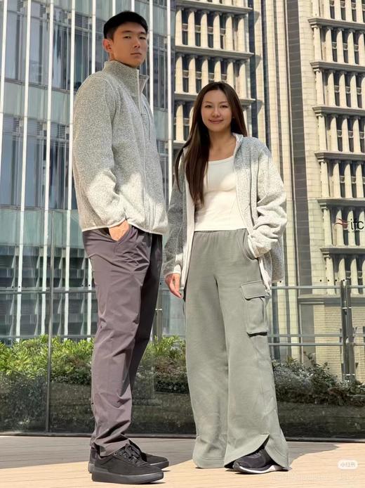 D122464男士拉绒内里小立领针织夹克外套 商品图11