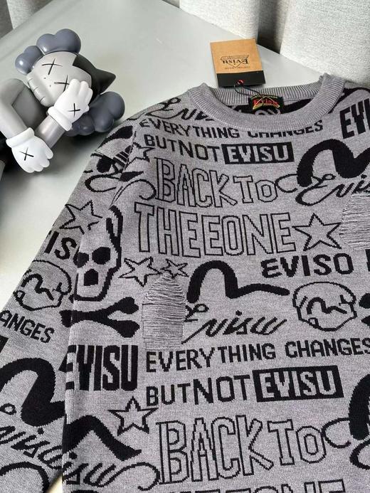 D122430满印情侣款柔软亲肤毛衣针织衫 商品图4