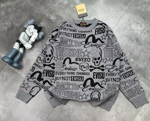 D122430满印情侣款柔软亲肤毛衣针织衫 商品图2