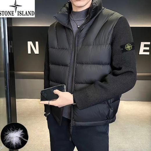 D122424冬季新款男士新国标90绒加厚款时尚排骨羽绒服 商品图3