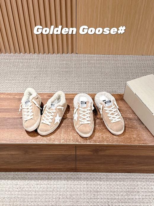 𝐆𝐆𝐃𝐁 𝐆𝐨𝐥𝐝𝐞𝐧 𝐆𝐨𝐨𝐬𝐞 25ss奶茶色加绒裤穆勒鞋板鞋小脏鞋休闲鞋(DBG) 商品图1