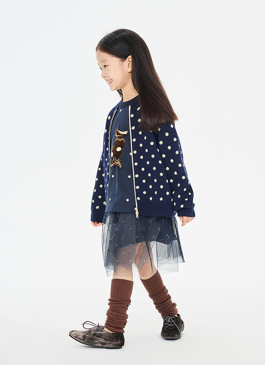 jnby   26年春款  短款开襟毛衫  1Q1312070 商品图6