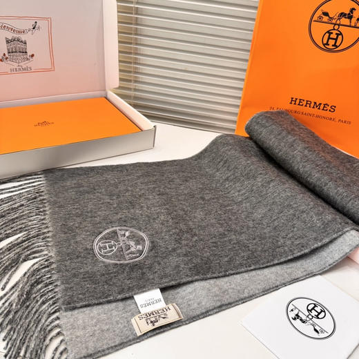 秋冬特惠💰330 爱马仕男女双面围巾 商品图4