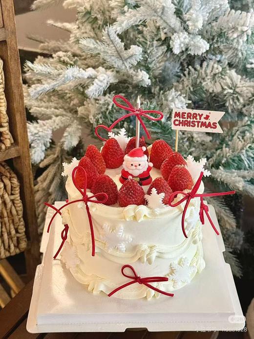 多款式~圣诞节圣诞树草莓蛋糕-低糖处理无添加 商品图1