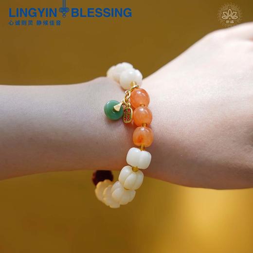 白菩提手串 ， 来自灵隐寺的礼物，腕间留白前路明，寓意美好显气质，自戴送人皆宜！ 商品图1