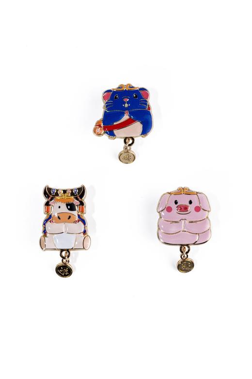 十二生肖冰箱贴/胸针两用 | 万物叁仟 商品图5