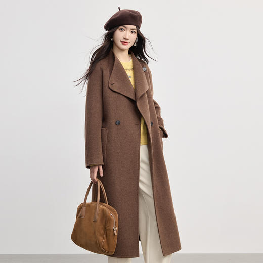 【12/24新品6.5折】熙世界圣诞节穿搭提花毛衣女费尔岛复古绿色针织衫2025秋冬季新款 商品图4