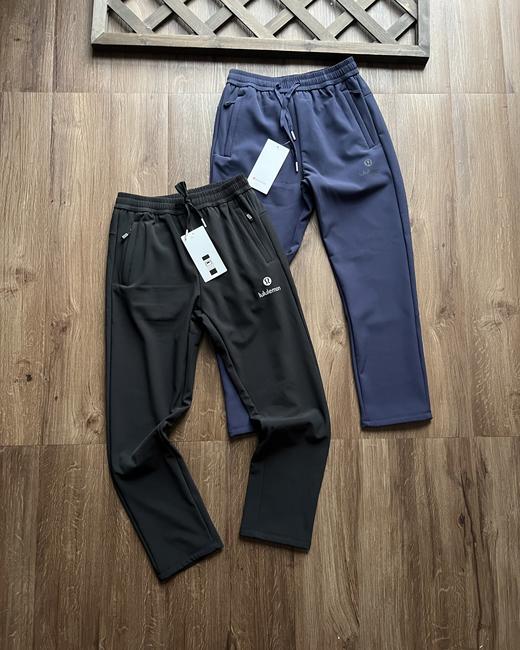 男女同款加绒加厚休闲裤秋冬季节保暖直筒裤休闲运动裤 商品图1