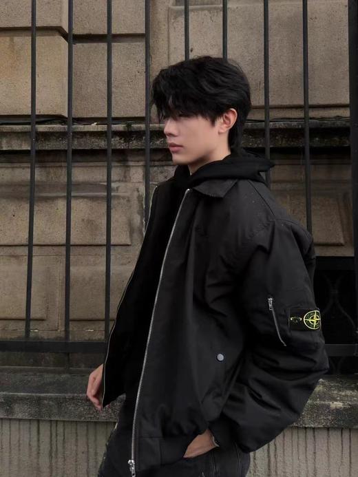 D122490秋冬季高街羽绒棉服飞行服夹克棒球服外套 商品图5