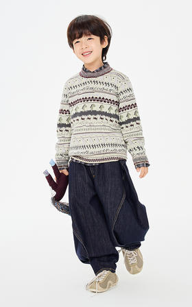 jnby  26年春款  长袖套头毛衫  1Q1312060