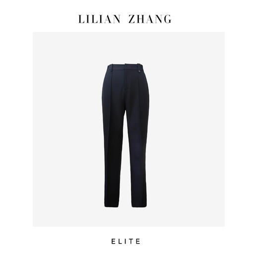 “定制”静奢风-都市摩登-奢感舒适职场休闲百搭优雅烟管裤 2504018 商品图1