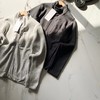 D122464男士拉绒内里小立领针织夹克外套 商品缩略图1
