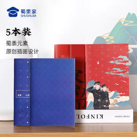 【实付满199送钥匙扣】【110软抄本（5本装）】会议记录本手抄本 办公学习笔记本日记本