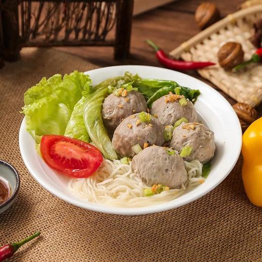 广东潮汕鲜肉制作牛肉丸/牛鞭丸  颗颗圆润柔美，弹牙劲道，饱满汁水，Q弹口感，嚼劲十足更添风味 商品图3