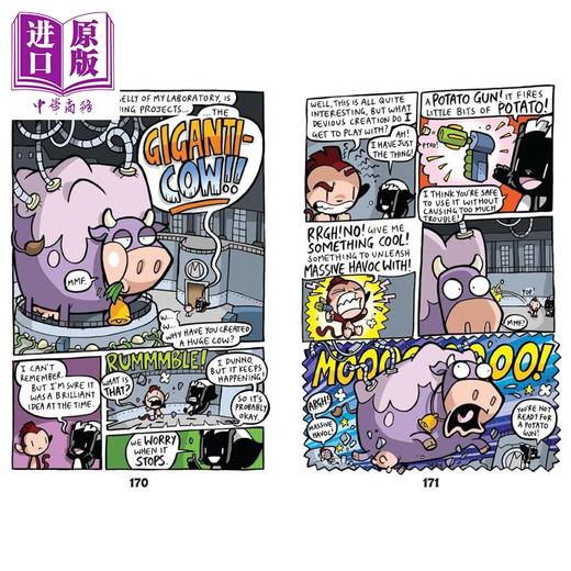 预售 【中商原版】兔子大战猴子03 末日联盟 Bunny vs Monkey and the League of Doom 英文原版 儿童漫画故事书 幽默搞笑 进口童书 商品图3