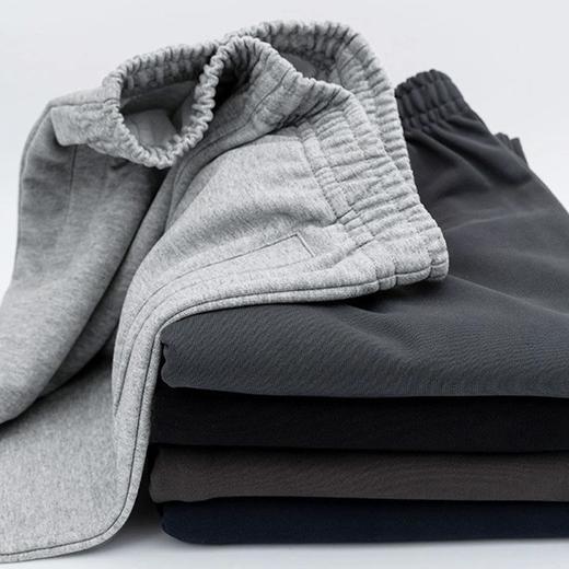 岸纾 甄选新疆长绒棉加厚针织运动裤（多色） 商品图2