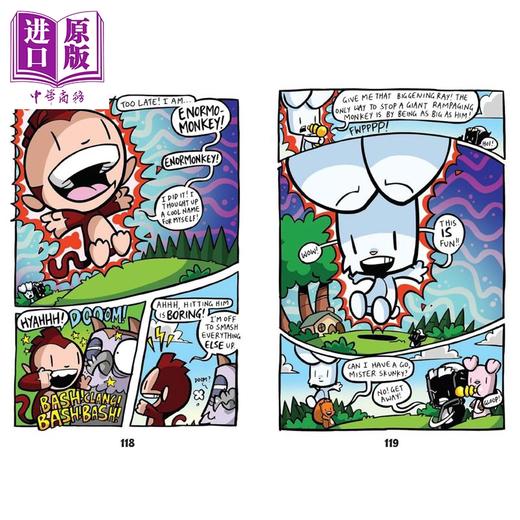 预售 【中商原版】兔子大战猴子03 末日联盟 Bunny vs Monkey and the League of Doom 英文原版 儿童漫画故事书 幽默搞笑 进口童书 商品图1