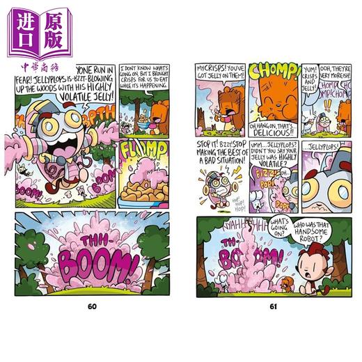 【中商原版】兔子大战猴子10 超级大故障 Bunny vs Monkey The Great Big Glitch 英文原版 儿童漫画故事书 幽默搞笑 进口童书 商品图3