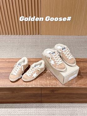 𝐆𝐆𝐃𝐁 𝐆𝐨𝐥𝐝𝐞𝐧 𝐆𝐨𝐨𝐬𝐞 25ss奶茶色加绒裤穆勒鞋板鞋小脏鞋休闲鞋(DBG)