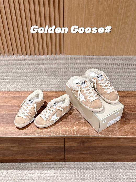 𝐆𝐆𝐃𝐁 𝐆𝐨𝐥𝐝𝐞𝐧 𝐆𝐨𝐨𝐬𝐞 25ss奶茶色加绒裤穆勒鞋板鞋小脏鞋休闲鞋(DBG) 商品图0