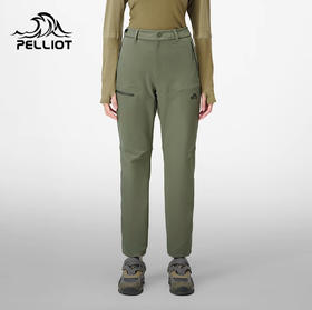 【风盾P24】伯希和户外软壳裤女款防风防泼运动登山裤高弹休闲裤