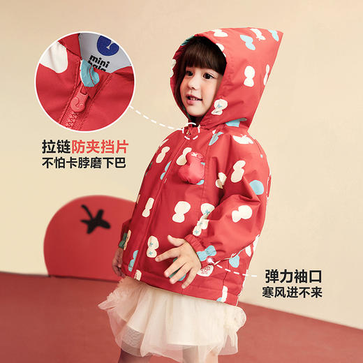 【小软皮】迷你巴拉巴拉男女童三合一外套宝宝抗静电外衣新年冬季 商品图4