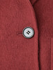 秋冬高级质感 酒红翻领双排扣长款大衣 宽松廓形大口袋通勤气质毛呢外套 商品缩略图3