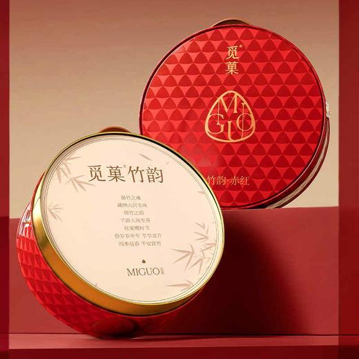 【新品上新】觅菓礼盒赤红款6罐（竹韵）1115G/059035 高端商务节日送礼 商品图2