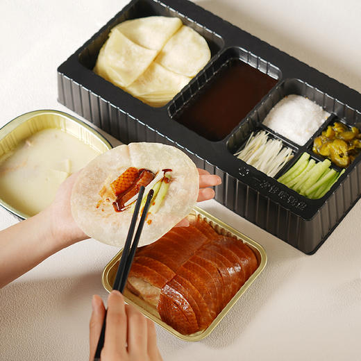 大董片片鸭·半只鸭 （风味版）840g 一键还原堂食现烤 更少油更健康  商品图4