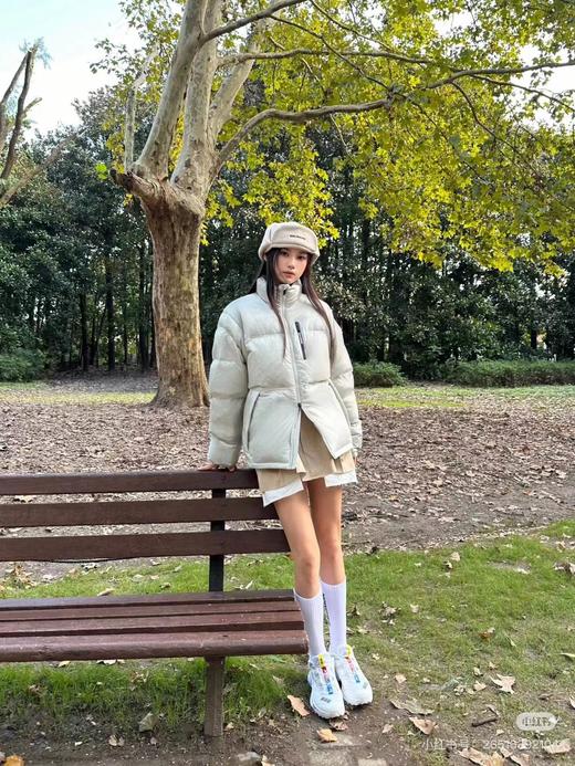 D122480高效保暖舒适纯色羽绒服600蓬鹅绒雪绒服 商品图6