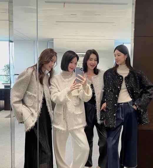 年度重磅   moessmer鱼鳞粗话呢 宽松廓形香风夹克外套  实际库存！无补货！ 商品图0