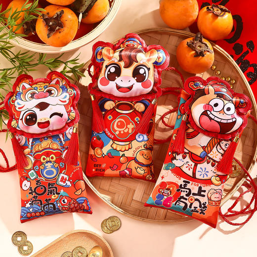 【马年新款可捏响新年布艺红包】大容量 装进满满的祝福 商品图3