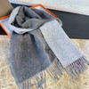 秋冬特惠💰330 爱马仕羊毛双面围巾，大H难得一见的温柔配色 商品缩略图5