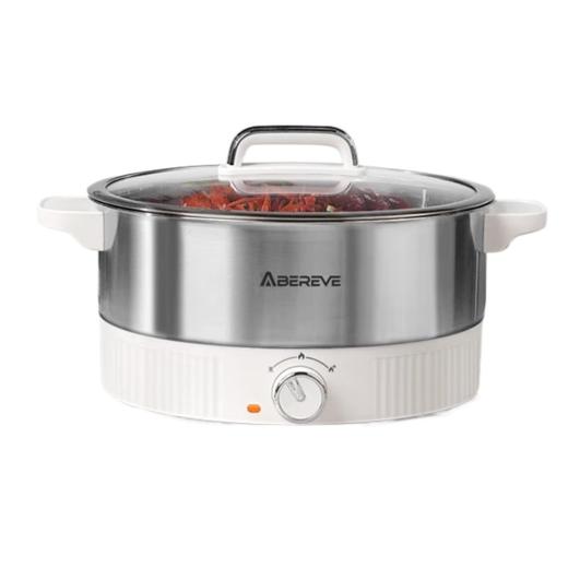艾贝丽多功能电煮锅（带蒸笼）ABL-DZG416 商品图0
