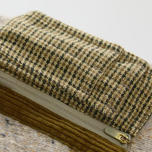 谜底高领套头毛衣女2024冬季新品复古风宽松保暖针织衫244MZ1863 商品图3