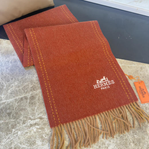 秋冬特惠💰290 爱马仕男女围巾，大H难得一见的温柔配色 商品图5