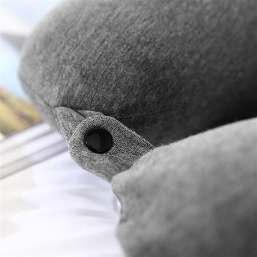 美穗吉家 便携旅行充气护颈枕三件套 灰色 商品图3