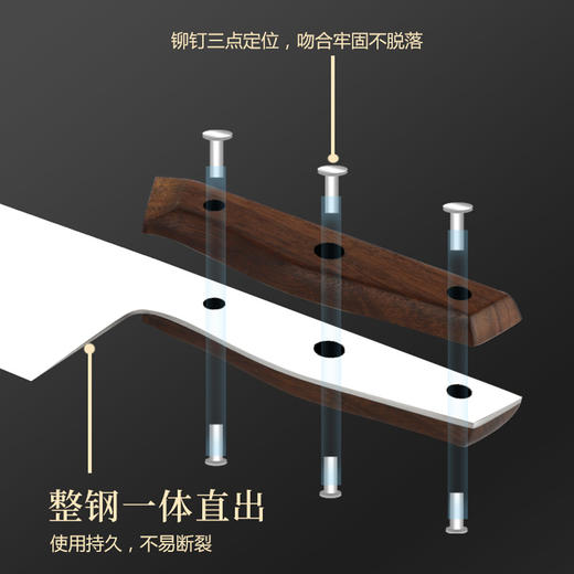 美穗吉家 原木碳化刀具五件套 商品图2