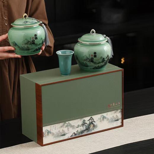 半墨山水【绿.2瓷+1瓷杯】50元1套.共1套【尾货满10套包邮】 商品图3