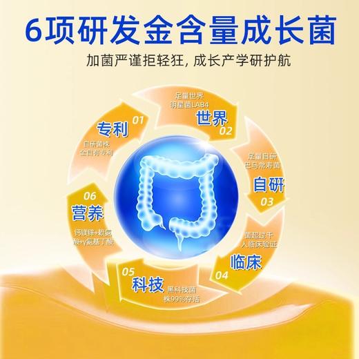 【长高款】亿佰天10400亿金个子高活益生菌 20条/盒 4类成长营养 6-20岁儿童青少年专研 商品图3