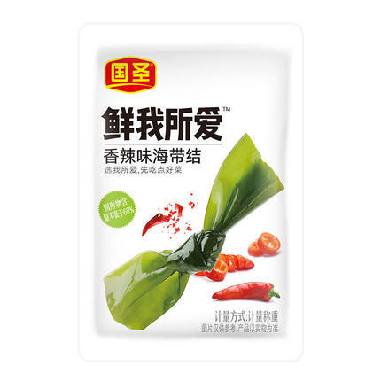 国圣 海带结 香辣味 106g/袋 商品图0