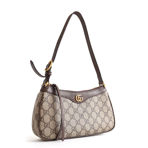 【95新】GUCCI古驰Ophidia系列735145经典双G老花纹单肩麻将包腋下包女士211225AK08 商品图1