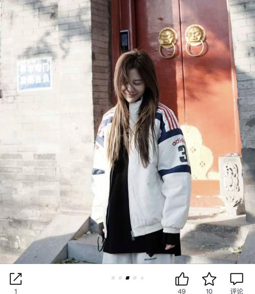 超帅原单三叶草两面穿棉服外套122404 商品图3