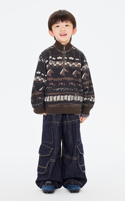 jnby  26年春款  套头卫衣  1Q1410350 商品图0