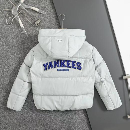 D122434学院系列毛巾绣字母纯色连帽羽绒服男女情侣款 商品图7