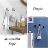 【2件装】浴室淋浴用剃须刀架 多功能防水免打孔不锈钢挂钩 商品缩略图4