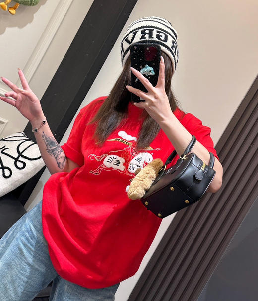 爆款🔥𝐛𝐛𝐫新禧贺岁短袖T恤𝟐𝟔马年生肖限定122007 商品图8