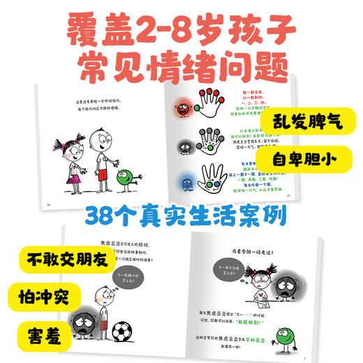 豆豆家族的魔法情商课·情绪力（全8册）+豆豆情绪球（8枚） 商品图7