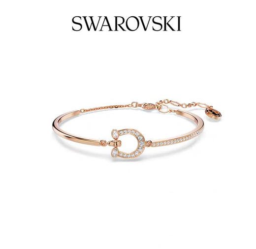 心选丨Swarovski/施华洛世奇施家"红"运马蹄项链耳环耳钉配饰本命年送礼{新年送好礼} 商品图3