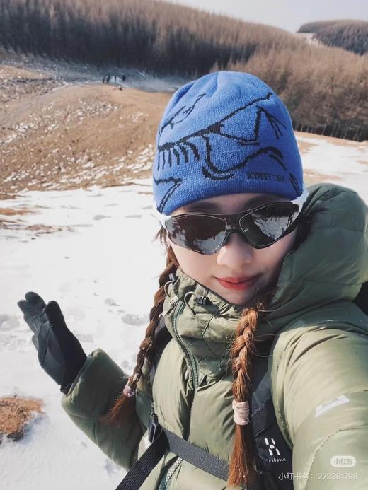 D122457双面提花刺绣款无边帽防寒线绒帽针织帽 商品图1